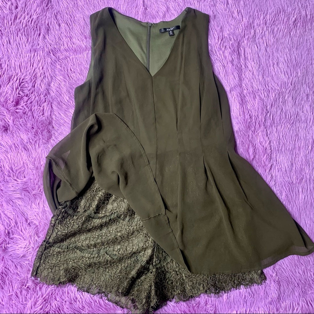 Olive Green Romper